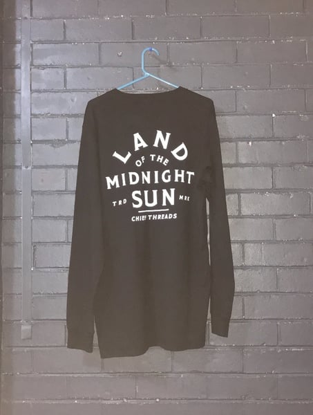 Image of Land of the Midnight Sun L/S - Black