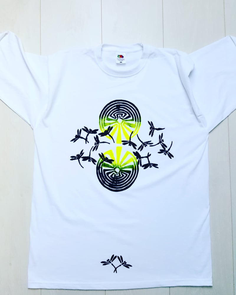 Image of Hand-painted Longsleeve: Dragonfly