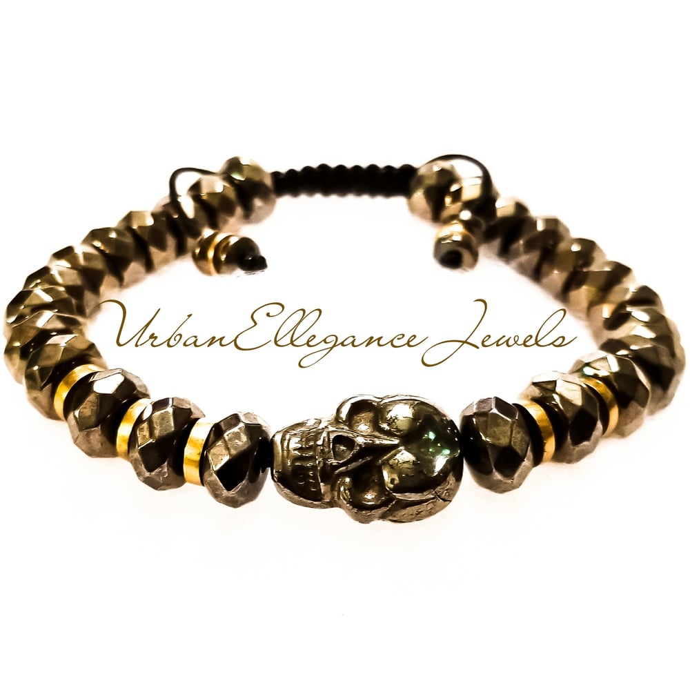Image of Limited Edition UrbanElleganc Skull King Bracelet