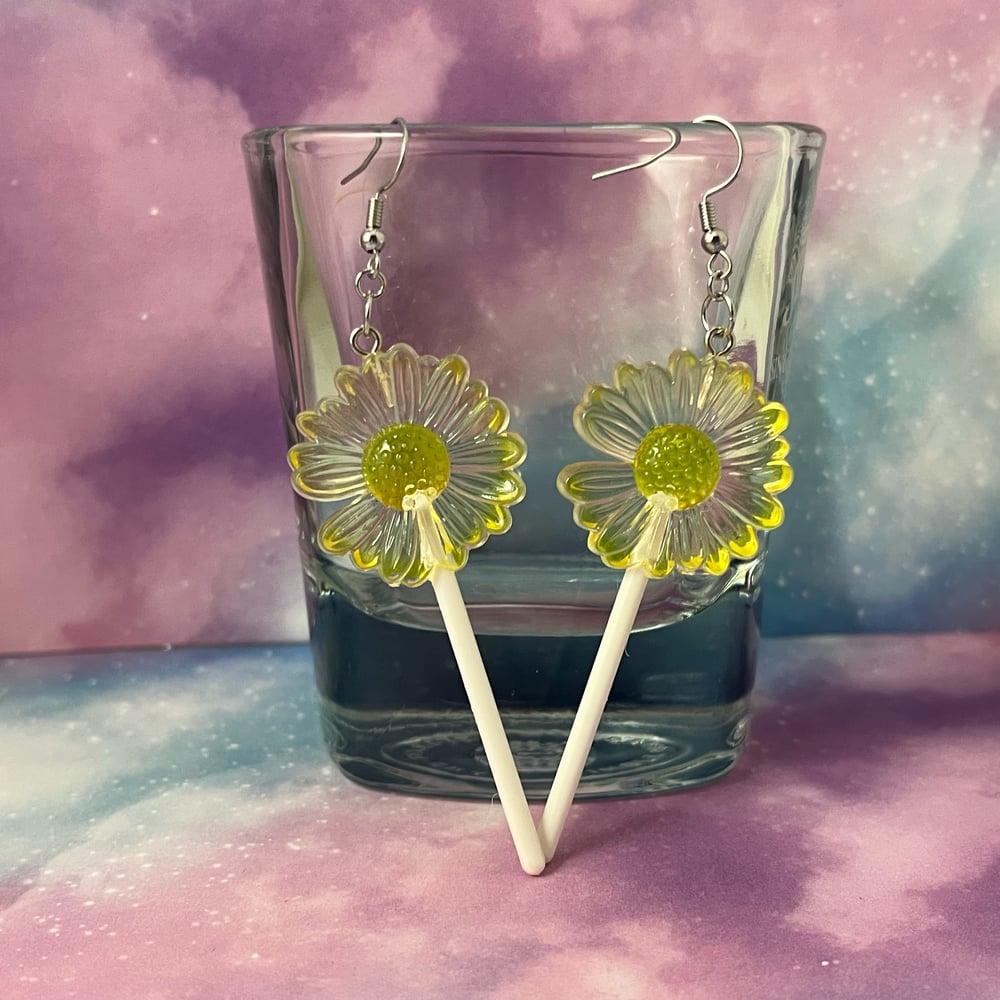 Image of Flower Lolipop Earrings