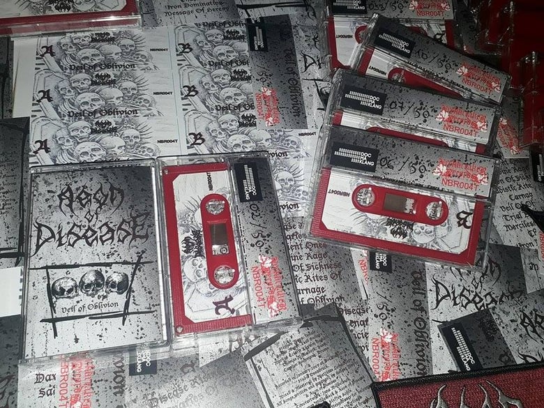 Image of Aeon of Disease - Veil of Oblivion Tape + Patch lim to 50 