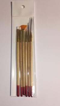 Image 2 of Nail Art Brush Set (6 pc.)