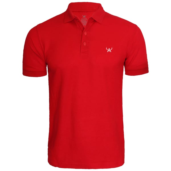 Image of Attitude Men Polo Shirt "Candy Apple" Red