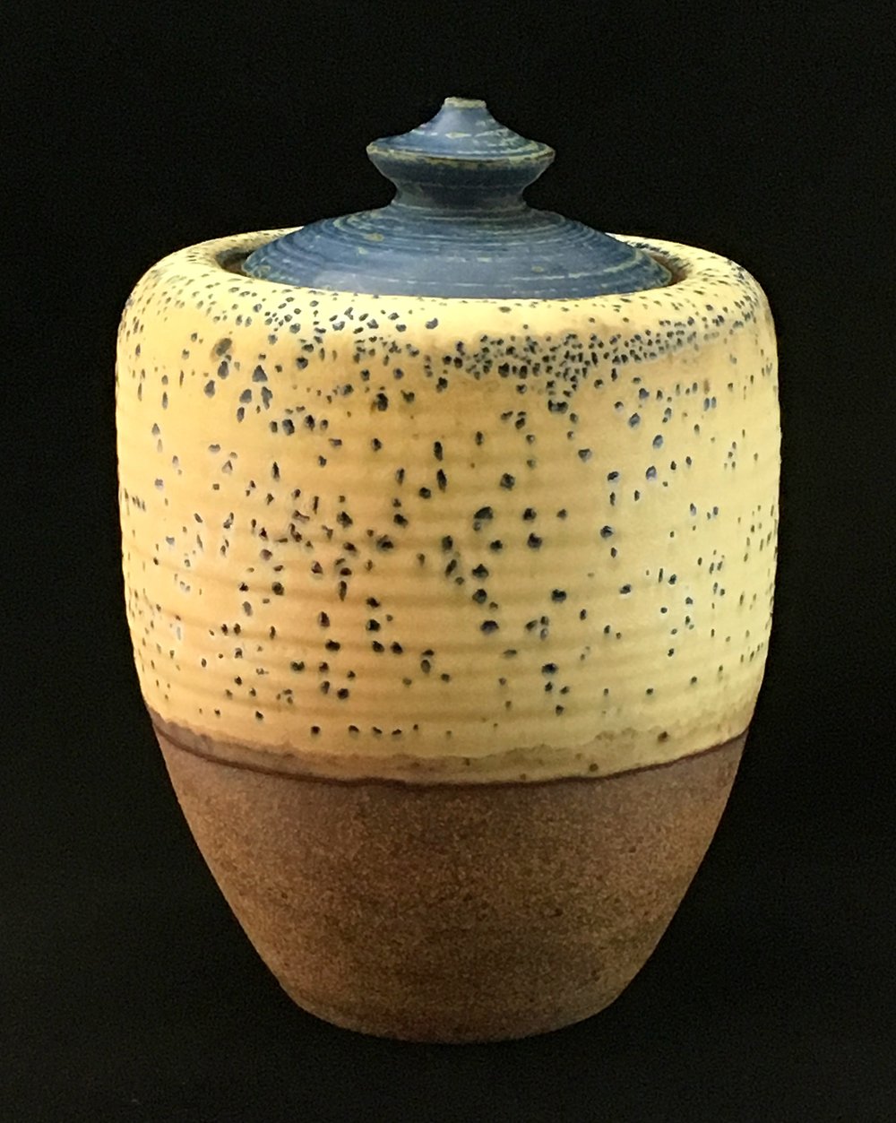 Image of High-fire Yellow Stoneware Jar