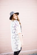 Image 1 of the LIBRA cardigan pattern