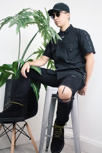 Image 5 of "FULL METAL" BUTTON UP SHIRT