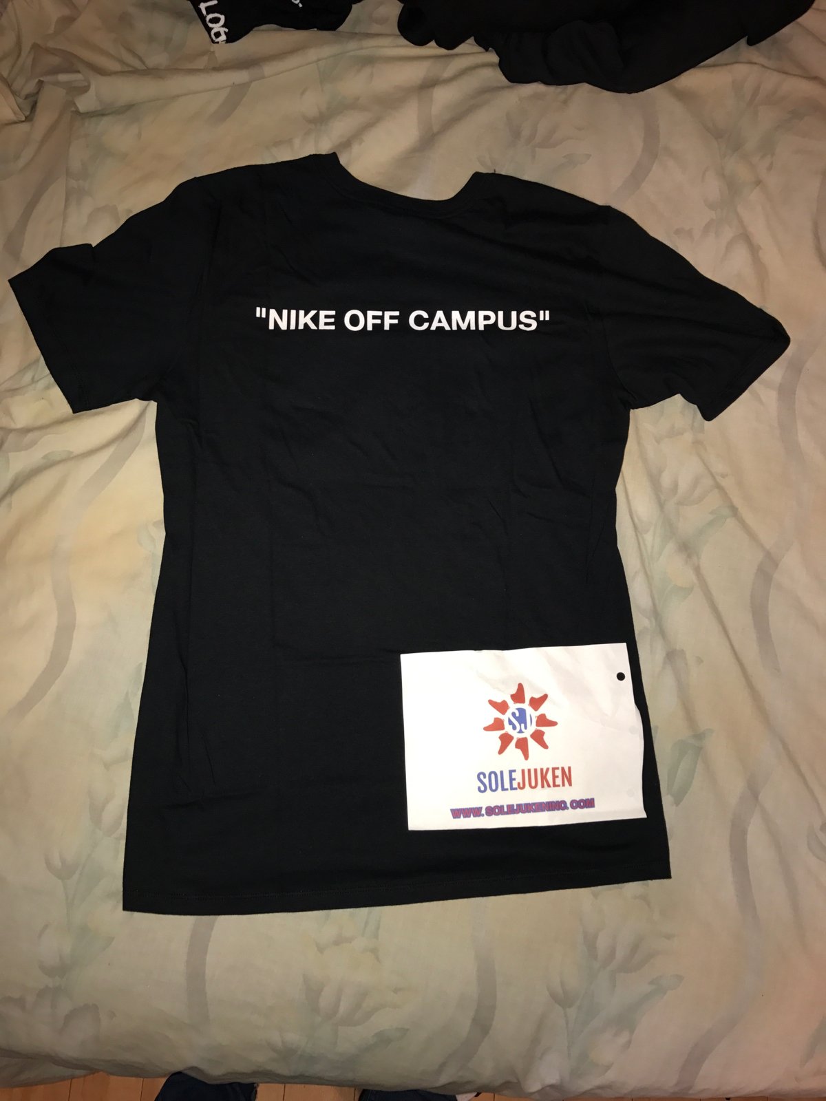 Www Solejukeninc Com Off White X Nike Off Campus S S Tee Black