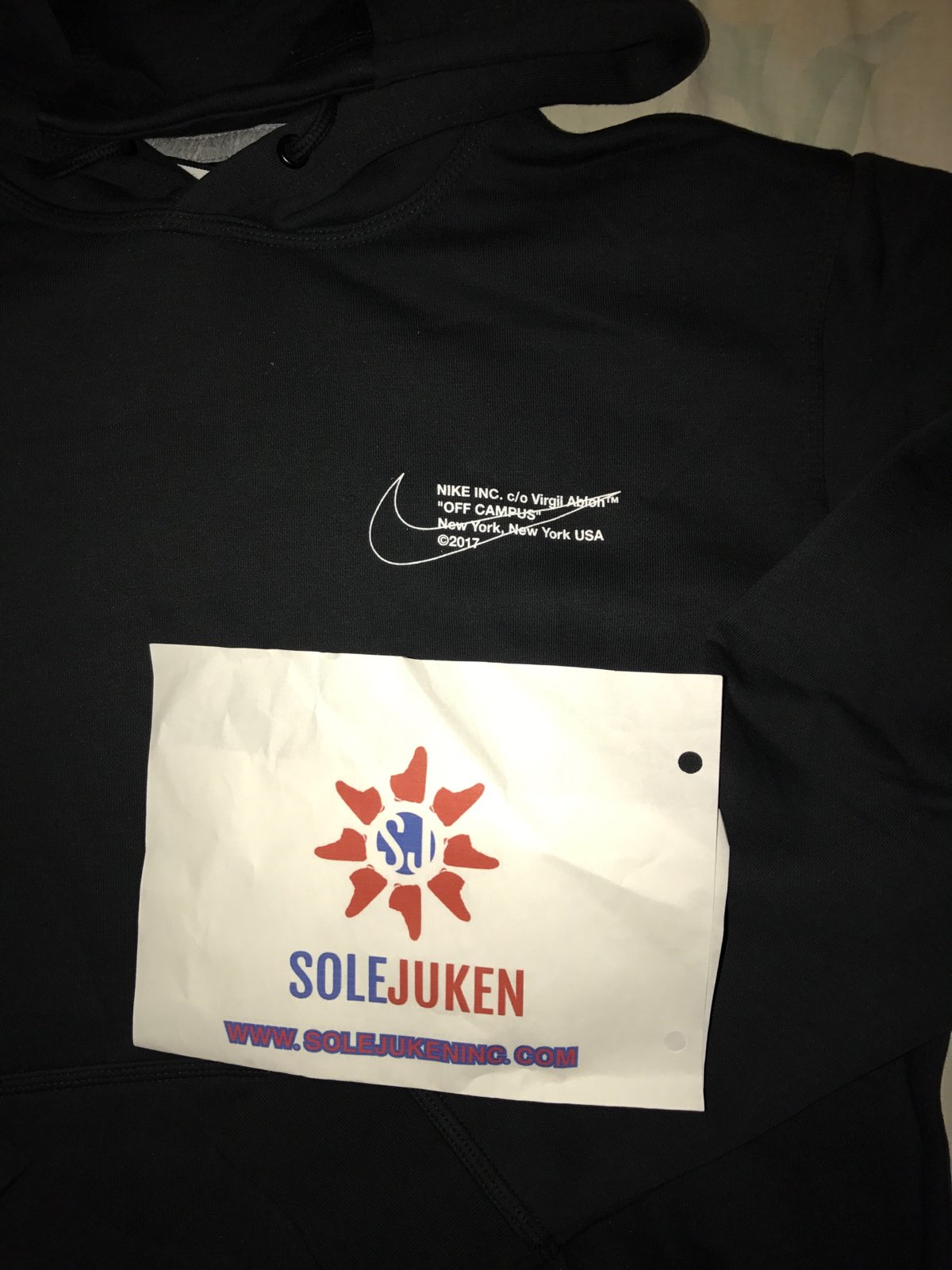 Www Solejukeninc Com Off White X Nike Off Campus Hoodie Black Www Solejukeninc Com Off White X Nike Off Campus Hoodie Black