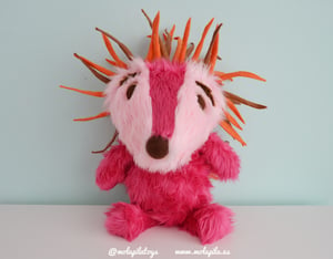 Image of Cute Espinete. Plush toy.