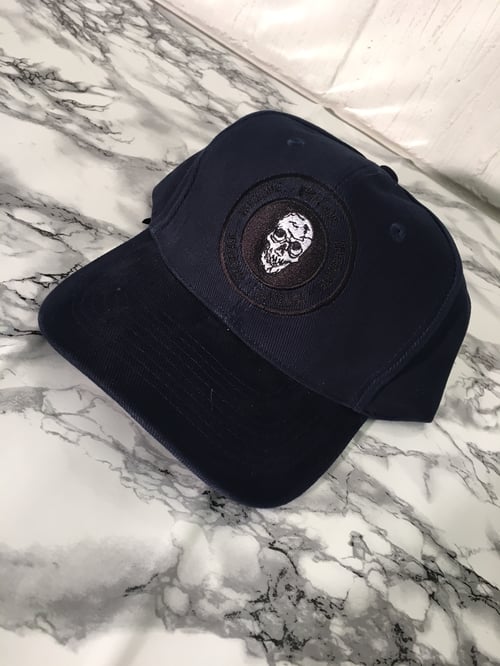 Image of Navy skull emblem cap