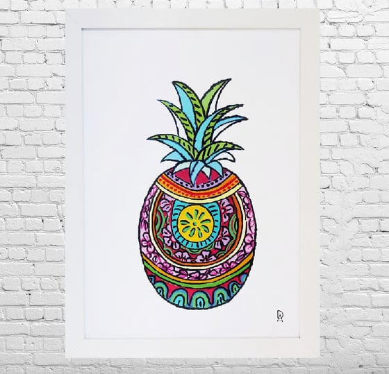 Image of Mexican Pineapple Art Print