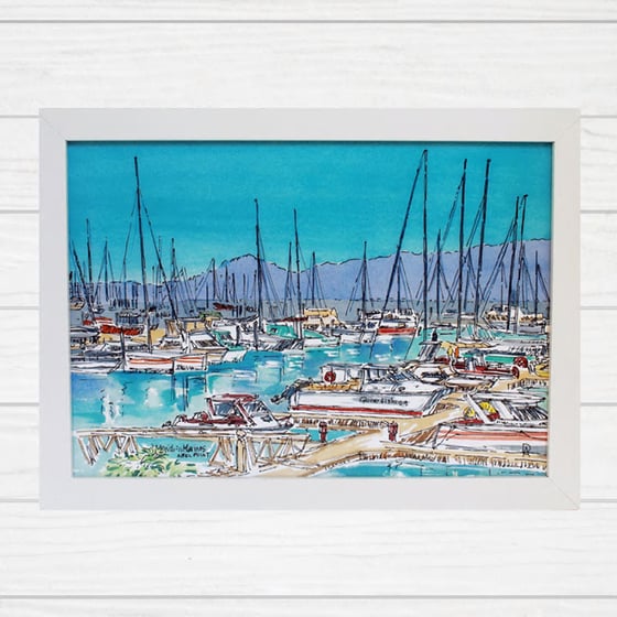 Image of Able Point Marina Airlie Beach Art Print