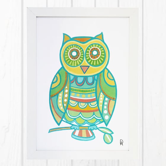 Image of Owl Art Print