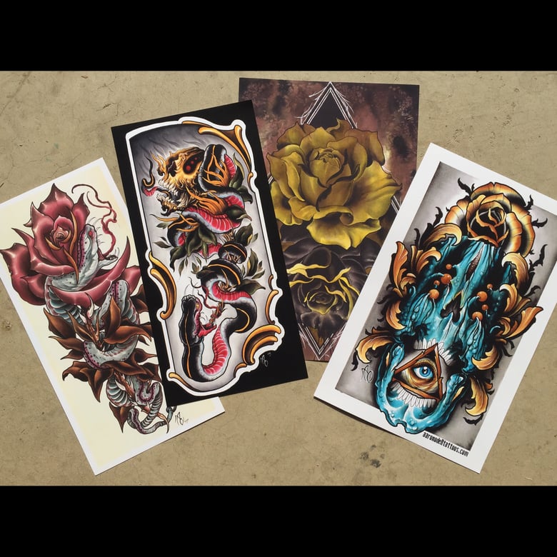 Image of 5 mystery print pack