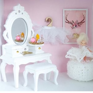 Image of Custom Decorative Bespoke Teeny Tiny Dollhouse Dolls - Made To Order 