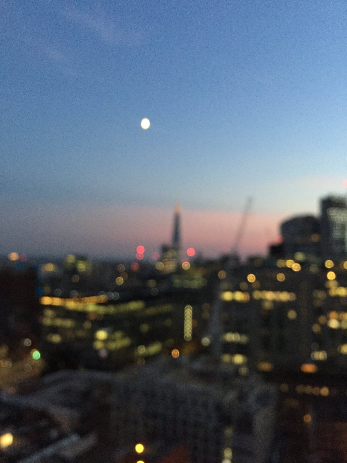 Image of Blured Overview Of London
