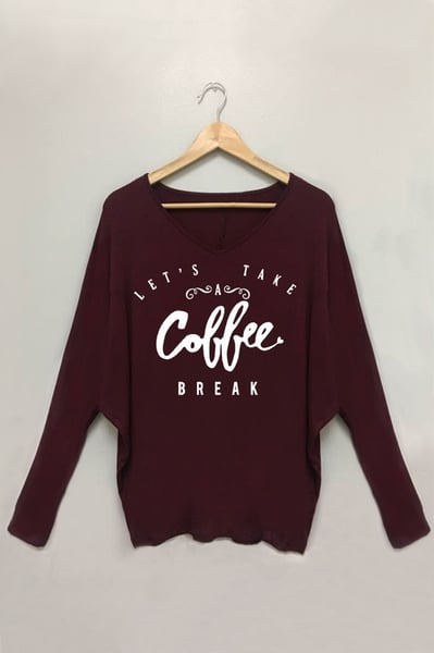 Image of Coffee Break Slouch Tee