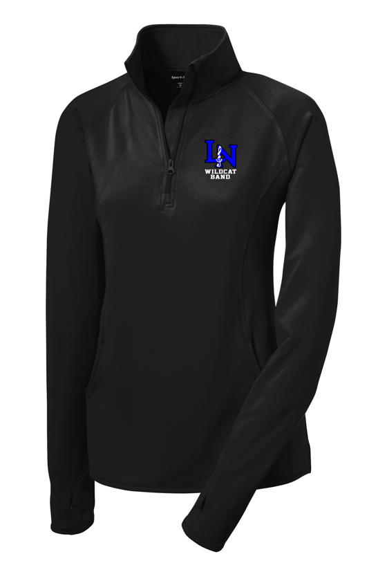 Image of Embroidered Womans 1/4 Zip Sportwick Pullover