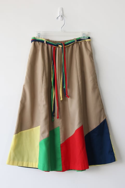 Image of SOLD Rainbow Pinwheel Skirt