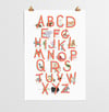 ABC Poster Red