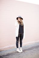 Image 2 of the LIBRA cardigan pattern