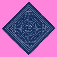 "EMOTIONAL CREATURE" BANDANA, NAVY.