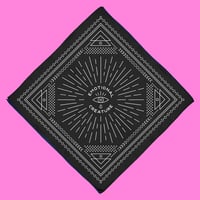 "EMOTIONAL CREATURE" BANDANA, BLACK.