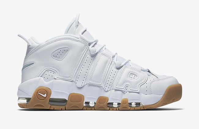 Image of Air More Uptempo White Gum Men's Shoes