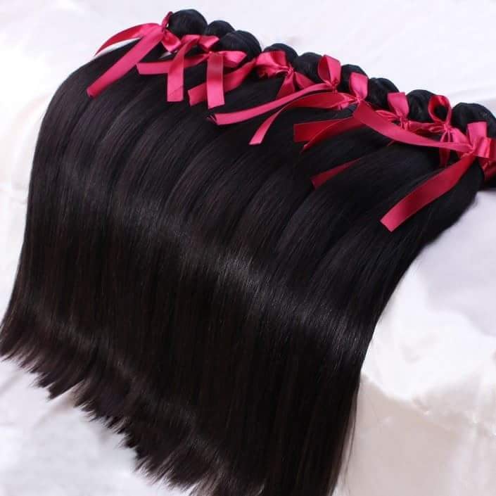 Hair Fairies Of Va Silky Satin Bone Straight