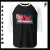 Ride The Wave 3/4 sleeve raglan shirt
