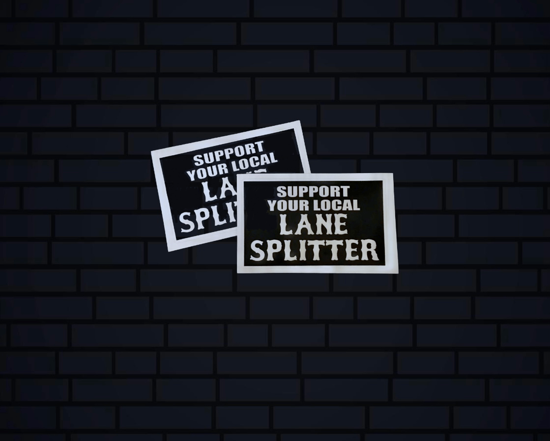 Support Stickers / Lane Splitter