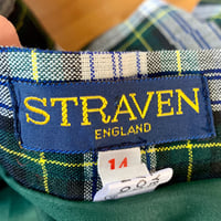 Image 9 of Straven England Plaid Pleated Skirt Medium