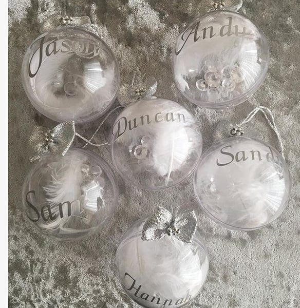 Image of Personalised baubles