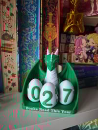 Image 4 of Contador de libros Dragon Guardian verde