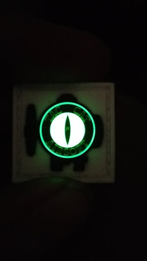 Image of Reticle Ranger Eye PVC Patch - Green