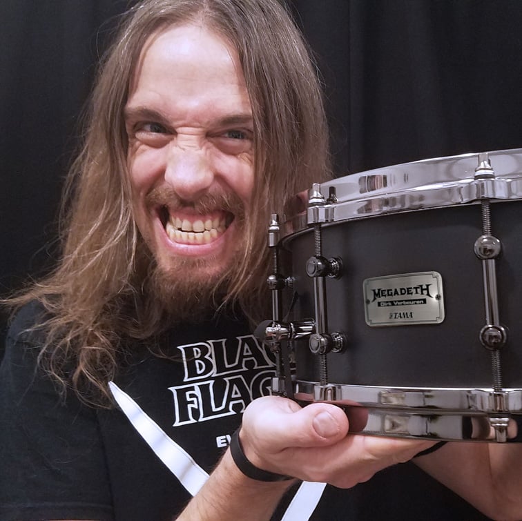 Image of Dirk Verbeuren Ltd Ed Signature Snare Drum - 30 Only