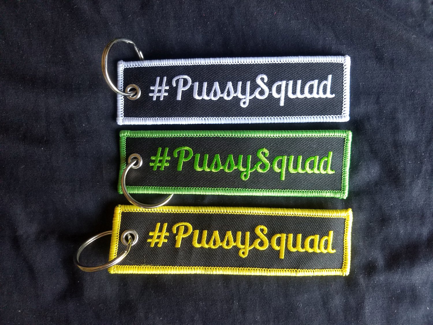 Image of Embroidered Keychain