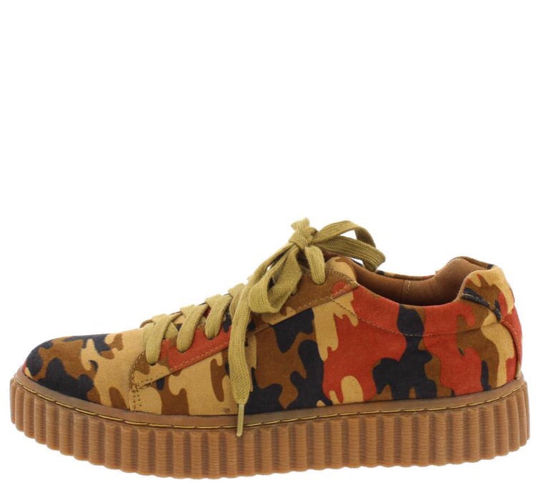 Image of Camouflage platform Sneaker