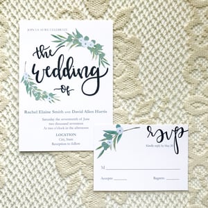 Image of The Wedding of - Invitation Suite