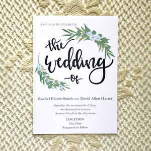 Image of The Wedding of - Invitation Suite