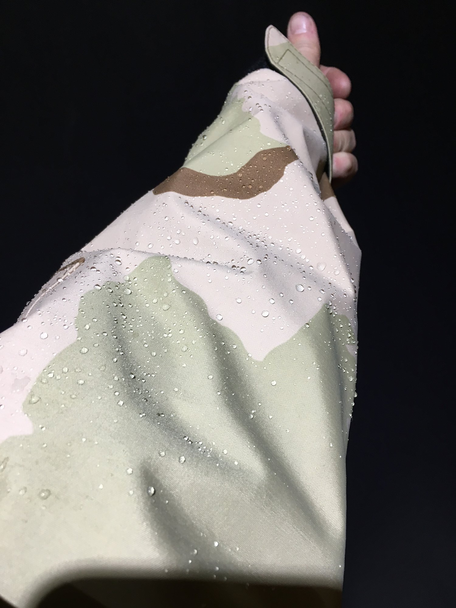 Image of Antero 5 New ! Zip in Hood to Collar Goretex Desert Camo Jacket Made in Colorado USA