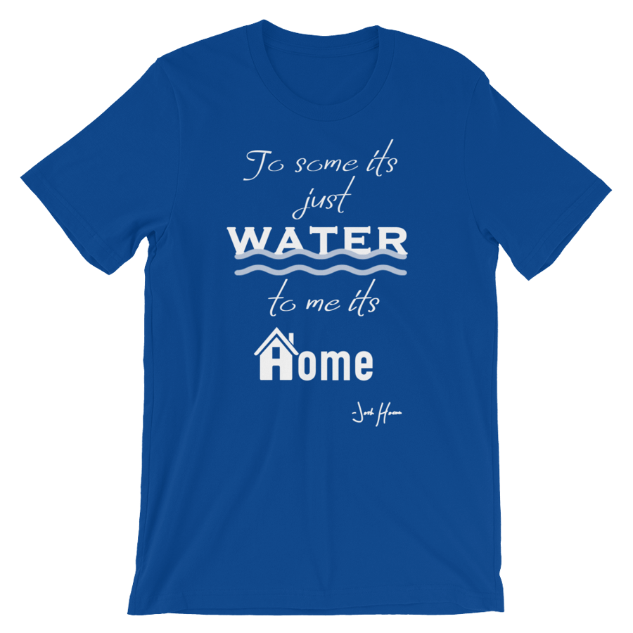 Image of Water Is My Home Tee - Ocean Blue