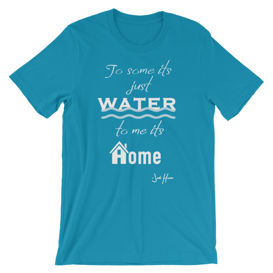 Image of Water Is My Home Tee - Aqua