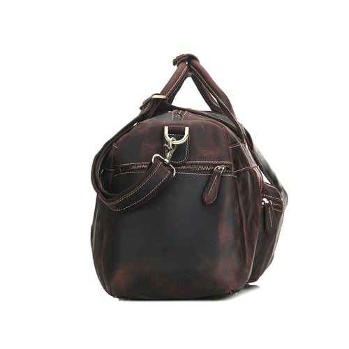 Image of Super Large Genuine Leather Travel Bag, Duffle Bag 1098