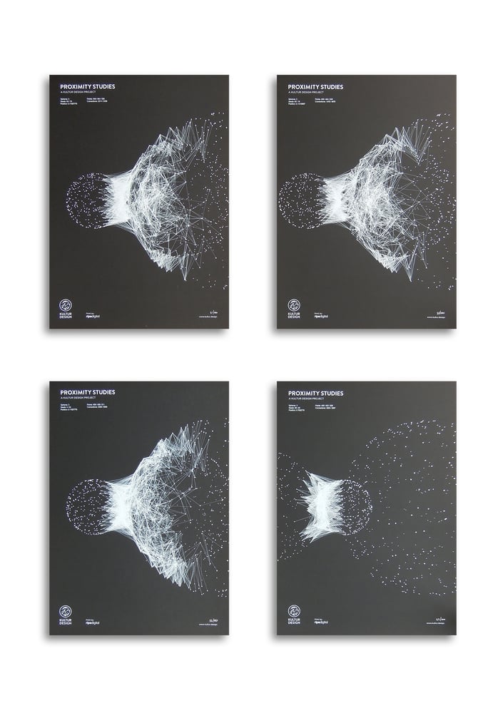 Image of A3 Proximity Studies Generative Print