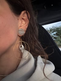 Image 5 of WHERE LOVERS MEET- hoop earrings