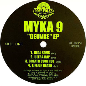 Image of MYKA 9 "OEUVRE" EP
