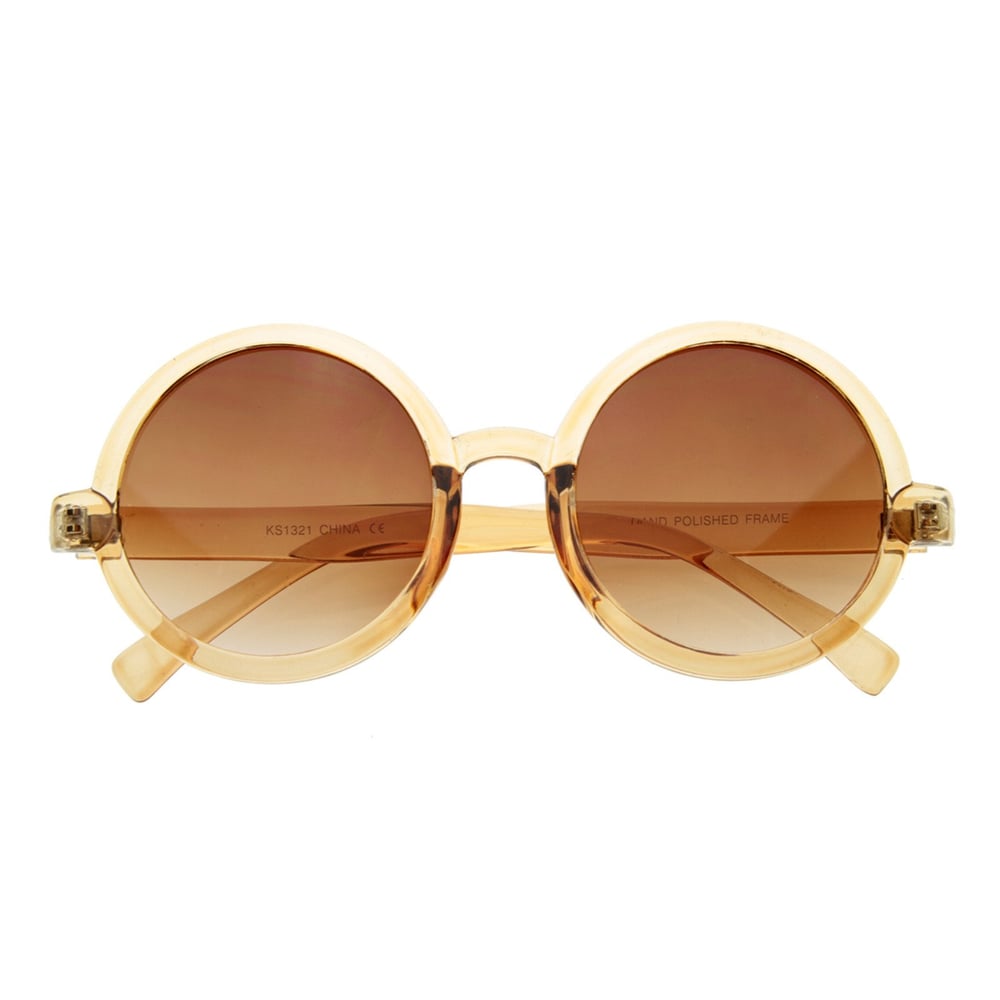 Image of THE HONEY PVC FRAME UV GLASSES