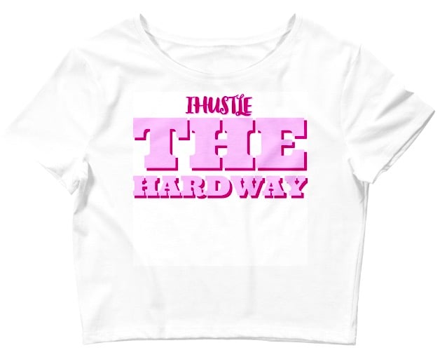 Image of iHustle (Pink Print) T- Shirt for Women