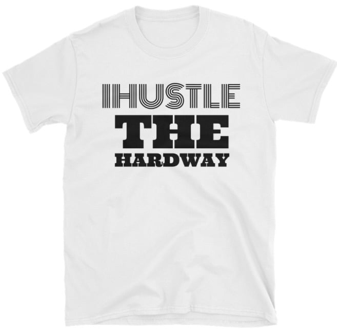 Image of iHustle (Black Print) T- Shirt for Men